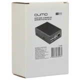 Корпус для одноплатного компьютера QUMO RS018 Aluminium Case for Raspberry Pi 4 Grey (32909)