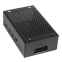 Корпус для одноплатного компьютера QUMO RS026 Aluminium Case for Raspberry Pi 4 Black - 32898 - фото 2