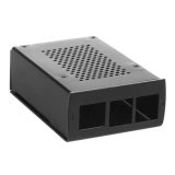 Корпус для одноплатного компьютера QUMO RS035 Aluminium Case for Raspberry Pi 4 Black (32901)
