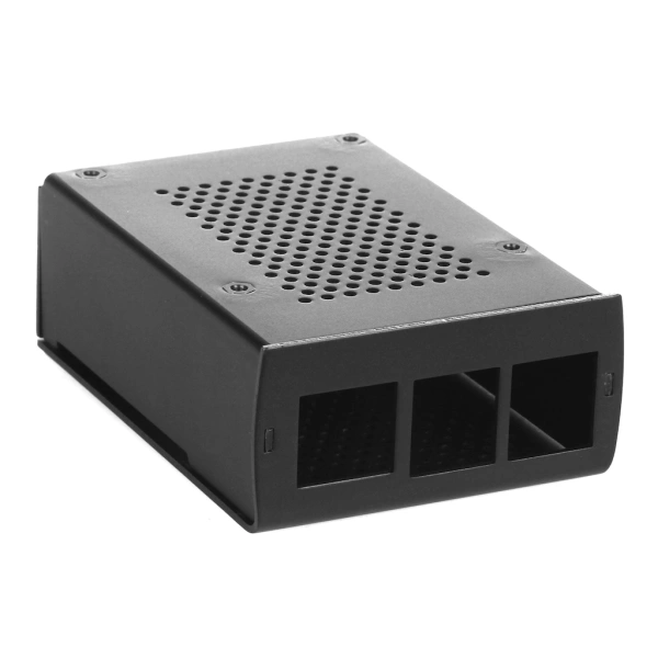 Корпус для одноплатного компьютера QUMO RS035 Aluminium Case for Raspberry Pi 4 Black - 32901
