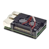 Корпус для одноплатного компьютера QUMO RS056 Aluminium Case for Raspberry Pi 5 Black (51380)