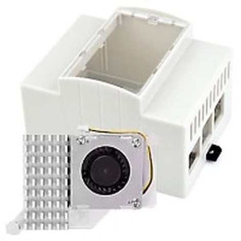 Корпус для одноплатного компьютера QUMO RS061 for Raspberry Pi 5 + Fans with Heat Sink