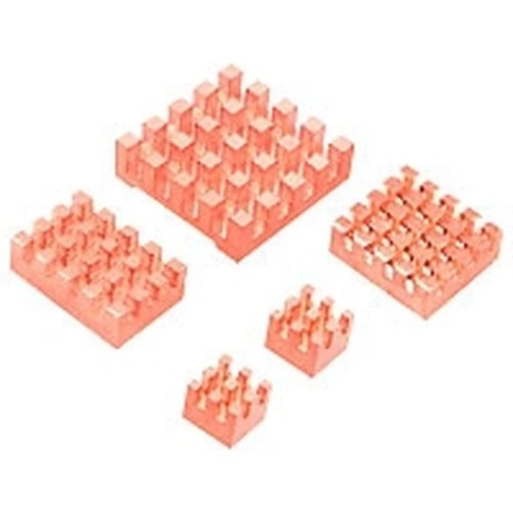 Радиатор для одноплатного компьютера QUMO RS051 Сopper Heat Sink for Raspberry Pi 5 - 51377