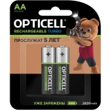 Аккумулятор Opticell Turbo (AA, 2600mAh, 2 шт.) (6080001)