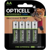 Аккумулятор Opticell Turbo (AA, 2600mAh, 4 шт.) (6080002)