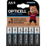 Батарейка Opticell Turbo MAX (AA, 6 шт.) (6053005)