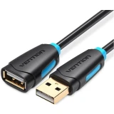 Кабель удлинительный USB A (M) - USB A (F), 1.5м, Vention CBCBG