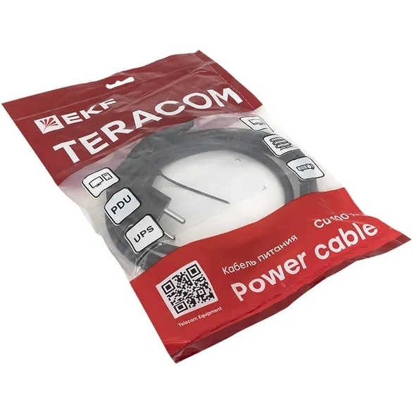 Кабель питания Schuko - C13, 2м, EKF TRC-PCA-C13-SH-2M - фото 3