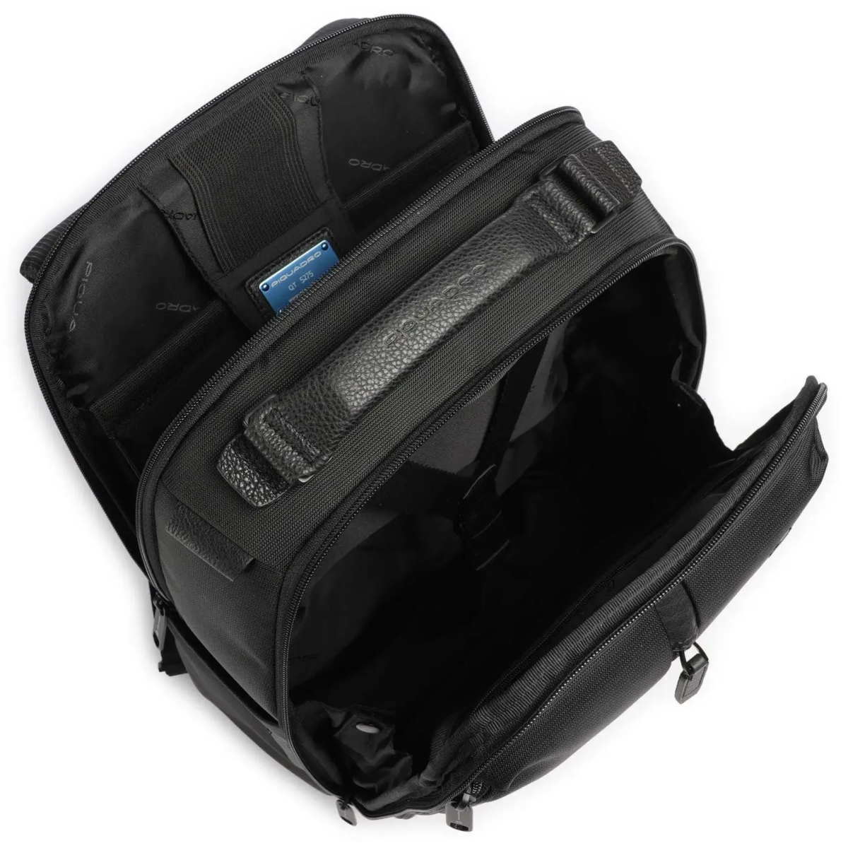 Рюкзак для ноутбука Piquadro Travel Laptop Backpack 14" Fabric Black (CA6823W138) - CA6823W138/N - фото 2