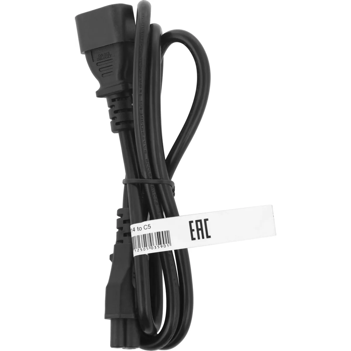 Кабель питания C14 - C5, 1.2м, Powercom Cord IEC 320 C14 to C5 - фото 3