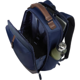 Рюкзак для ноутбука Piquadro Travel Laptop Backpack 14" Fabric Blue/Dark Brown (CA6823W138) (CA6823W138/BLUTM)