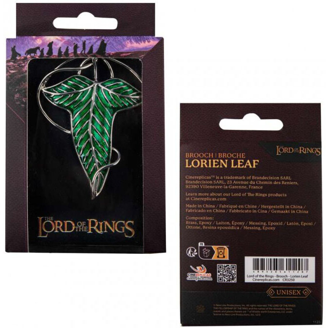 Брошь Cinereplicas Lord of the Rings Lorien Leaf - CR3250 - фото 2