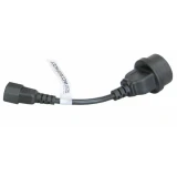 Кабель питания Schuko (F) - C14, 0.23м, Powercom SCUT IEC320 to Type-F