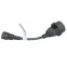 Кабель питания Schuko (F) - C14, 0.23м, Powercom SCUT IEC320 to Type-F