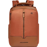 Рюкзак для ноутбука Piquadro Travel Laptop Backpack 14" Fabric Orange/Leather (CA6823W138) (CA6823W138/ARCU)