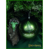 Ёлочная игрушка Cinereplicas Lord of the Rings Tree Ornament with Brosche Lorien Leaf (CR3252)