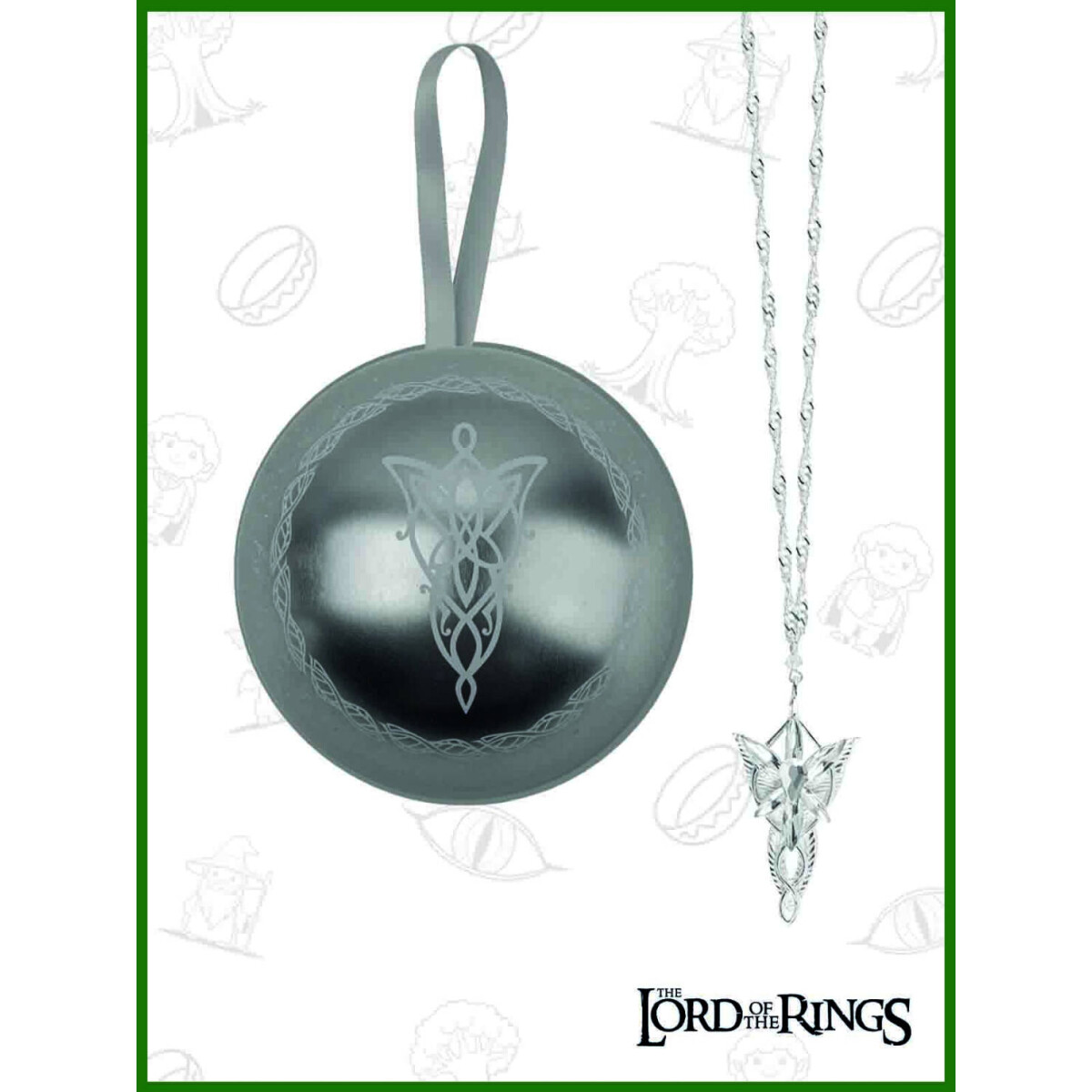 Ёлочная игрушка Cinereplicas Lord of the Rings Tree Ornament with Necklace Evenstar - CR3052 - фото 7