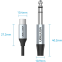 Кабель USB Type-C - 6.3 Jack, 1м, Vention BIJHF - BIJHF  - фото 3