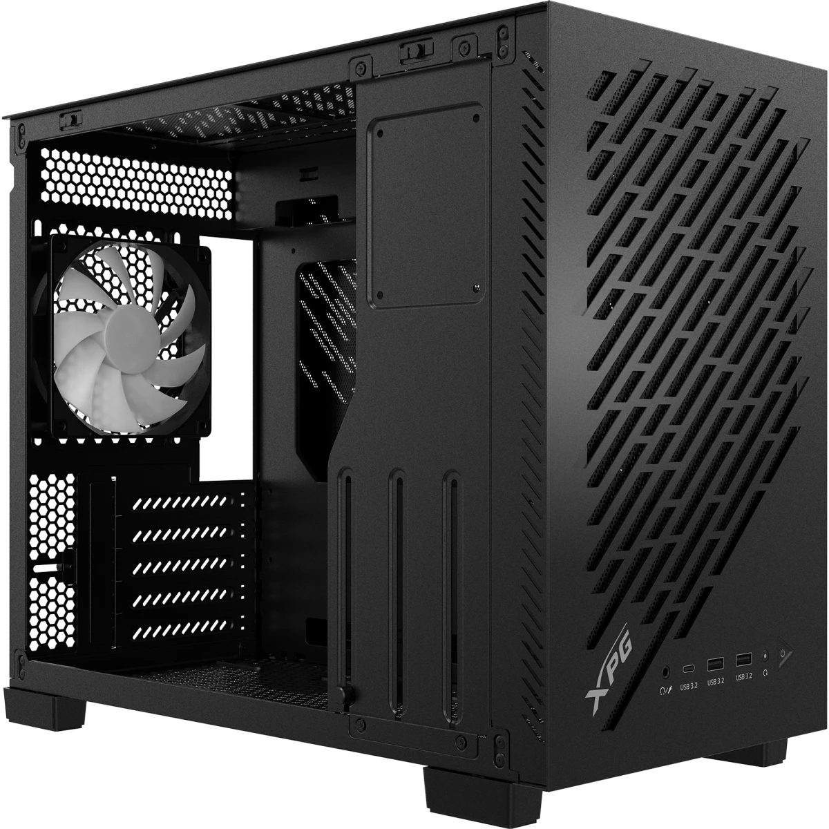 Корпус ADATA XPG VALOR AIR NANO Black - VALORAIRNANOMAA-BKCWW - фото 3