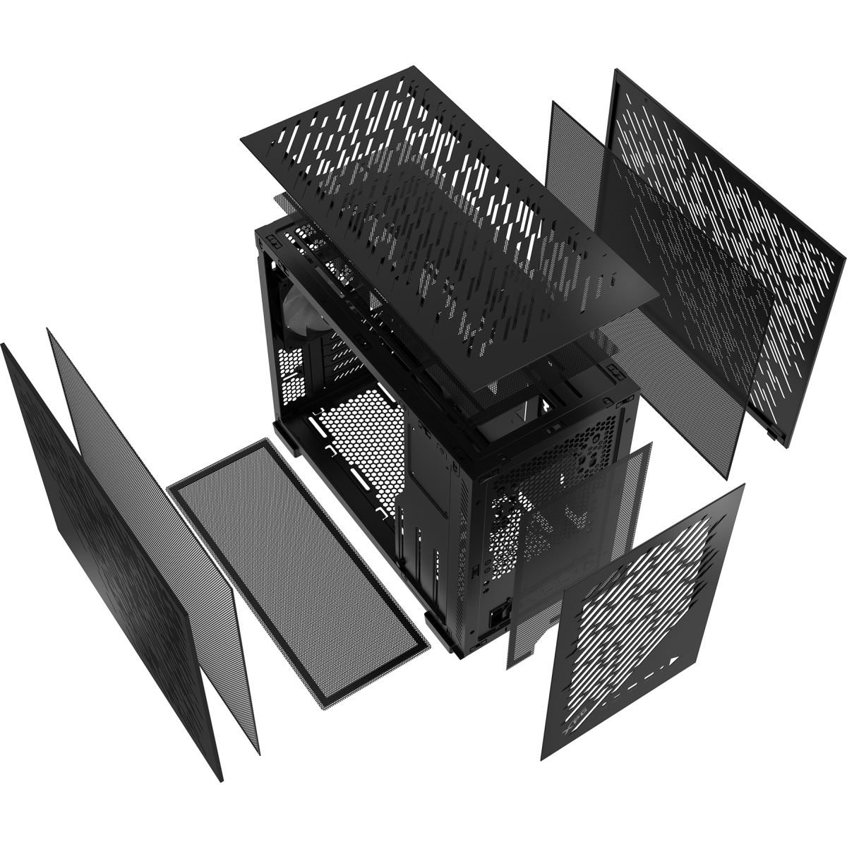 Корпус ADATA XPG VALOR AIR NANO Black - VALORAIRNANOMAA-BKCWW - фото 8