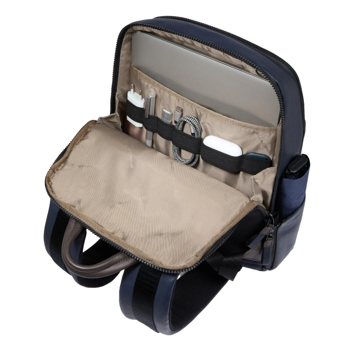 Рюкзак для ноутбука Piquadro Laptop Backpack 14" Blue/Brown (CA3869AP) - CA3869AP/BLUTM - фото 3