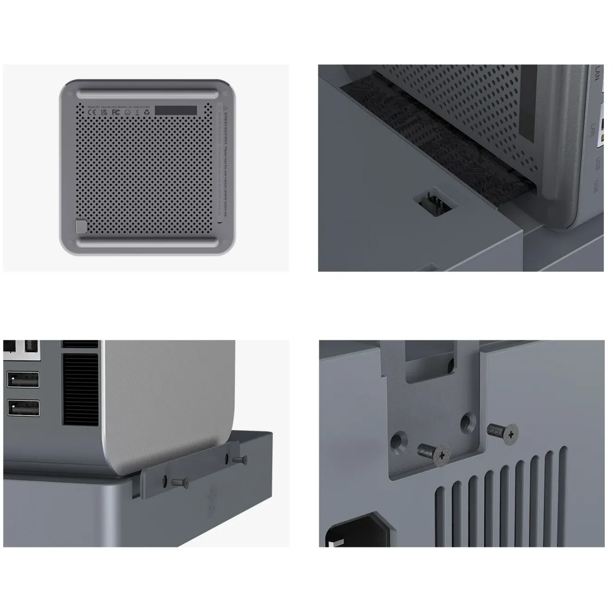 Док-станция Beelink Multi-Functional EX Pro Docking Station Space Grey - BL/EX/Space Grey - фото 4