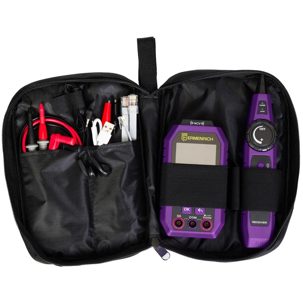 Кабельный тестер ERMENRICH Ping SM75 - 84553 - фото 10