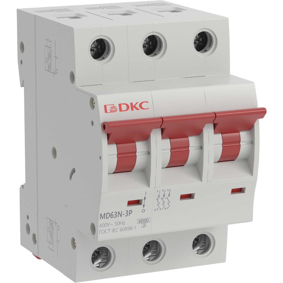 Автоматический выключатель DKC MD63N-3PB50