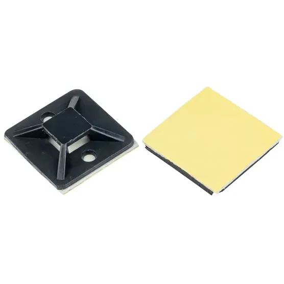 Площадка для стяжек EKF plc-30x30-b, 100 шт.