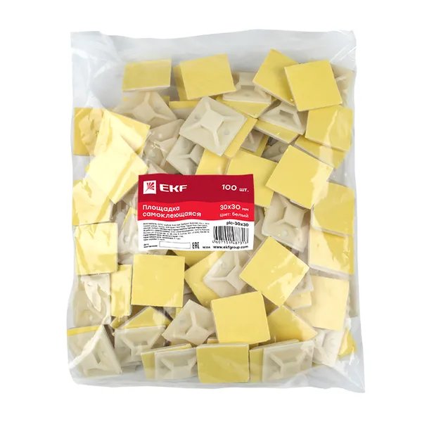 Площадка для стяжек EKF plc-30x30, 100 шт. - фото 5