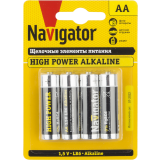 Батарейка Navigator NBT-NE-LR6-BP4 (AA, 4 шт.) (94753)
