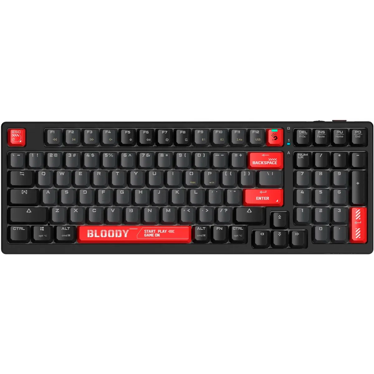 Клавиатура Bloody WS98 Bloody Black - WS98 Black - фото 2