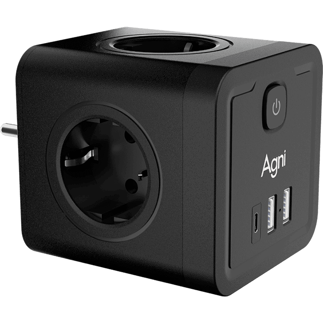 Сетевой разветвитель AGNI TP-WJ3U4E-C-Black