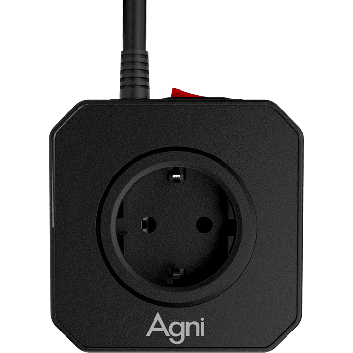 Сетевой фильтр AGNI TP-VE4U5E-2m-Black - фото 3