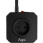 Сетевой фильтр AGNI TP-VE4U5E-2m-Black - фото 3