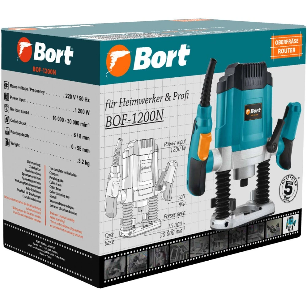 ..... Фрезер Bort BOF-1200N повреждена упаковка - 93414721 - фото 4