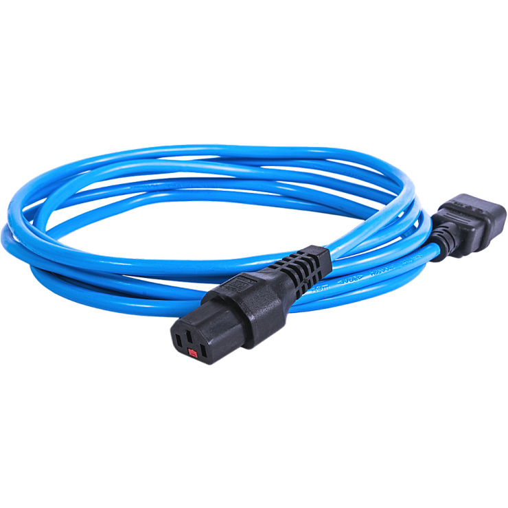 Кабель питания C13 - C14, 3м, ЦМО R-10-Cord-C13-C14-3-Blue