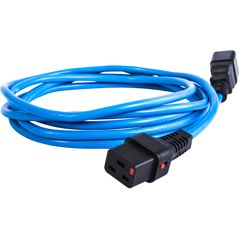 Кабель питания C19 - C20, 1.8м, ЦМО R-16-Cord-C19-C20-1.8-Blue - фото 2