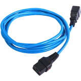 Кабель питания C19 - C20, 3м, ЦМО R-16-Cord-C19-C20-3-Blue
