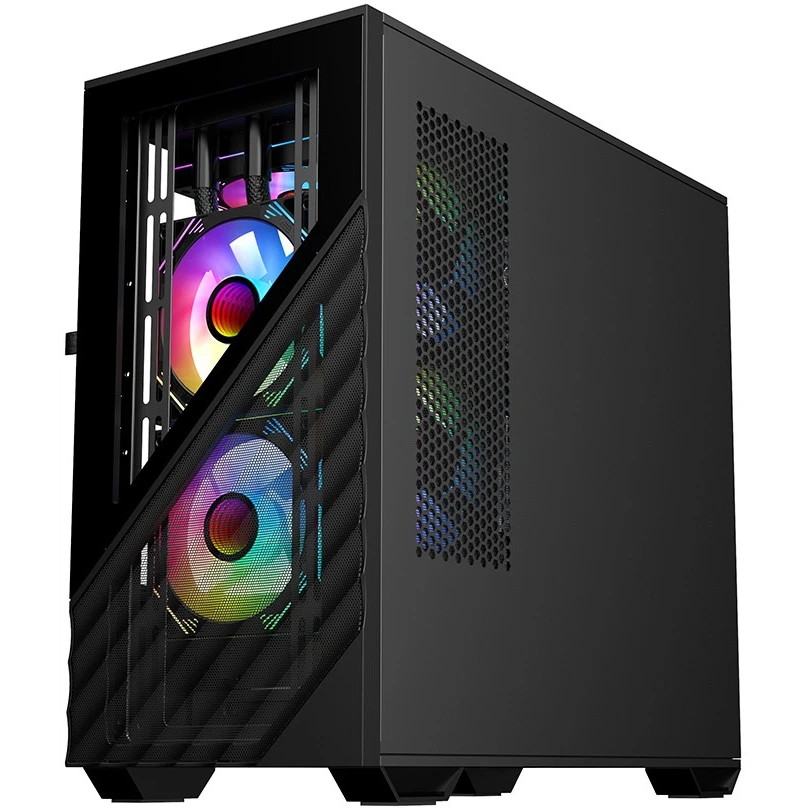 ..... Корпус 1STPLAYER DK D7 Black (0090) Б/У вмятины на верхних углах корпуса - D7-BK-3F1 - фото 2