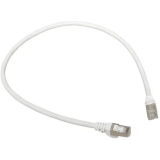 Патч-корд EKF TRCS-6ASF-LSH-1M-WH, 1м