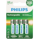 Аккумулятор Philips (AA, 2600mAh, 4 шт.) (Б0064670)