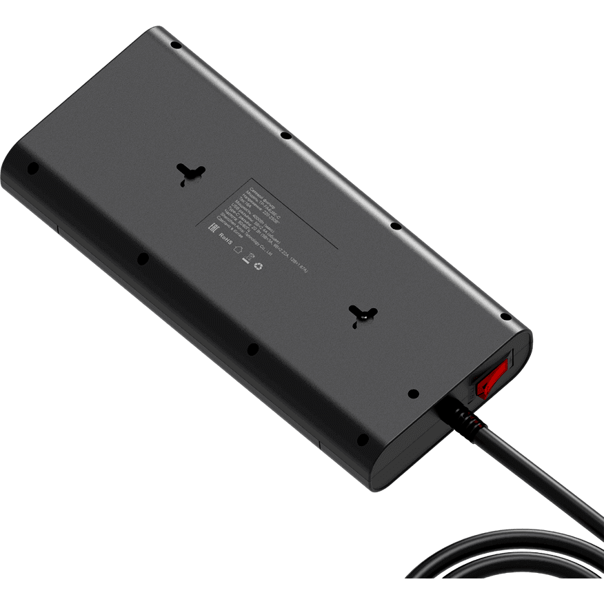 Сетевой фильтр AGNI TP-FA4U8E-C-5m-Black - TP-FA4U8E-C-5m-black - фото 3