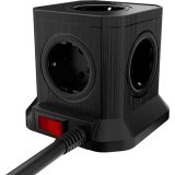 Сетевой фильтр AGNI TP-VE4U5E-3m-Black