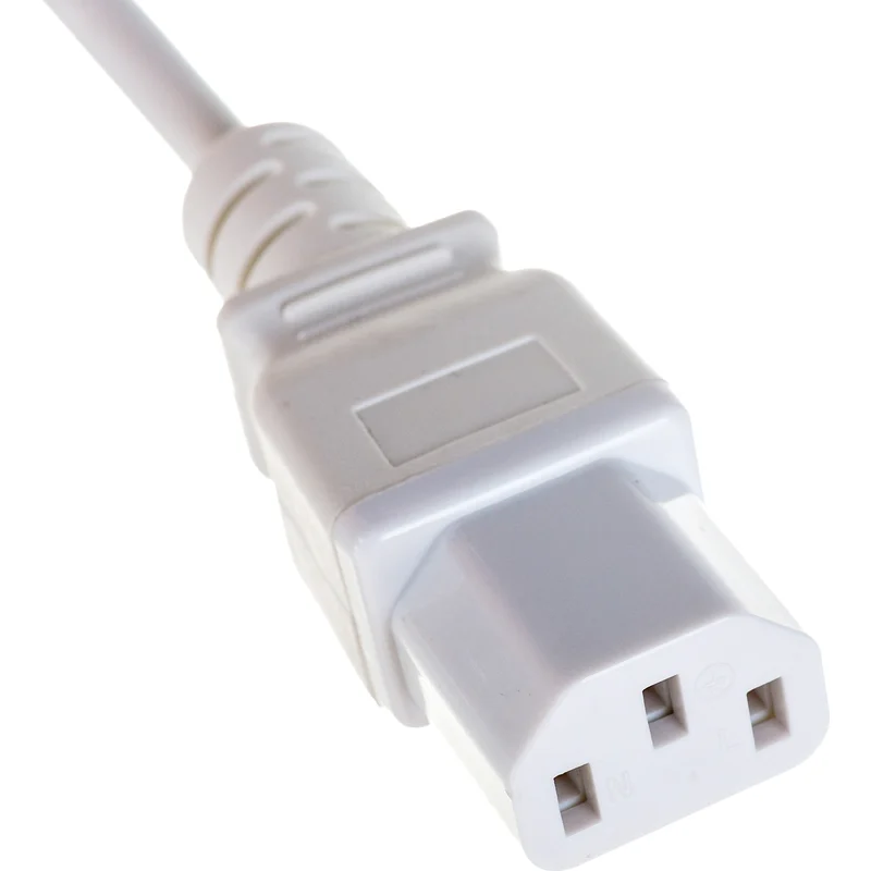 Кабель питания Schuko - C13, 1.8м, Lanmaster LAN-PP13/SHA-1.8-WH - фото 3