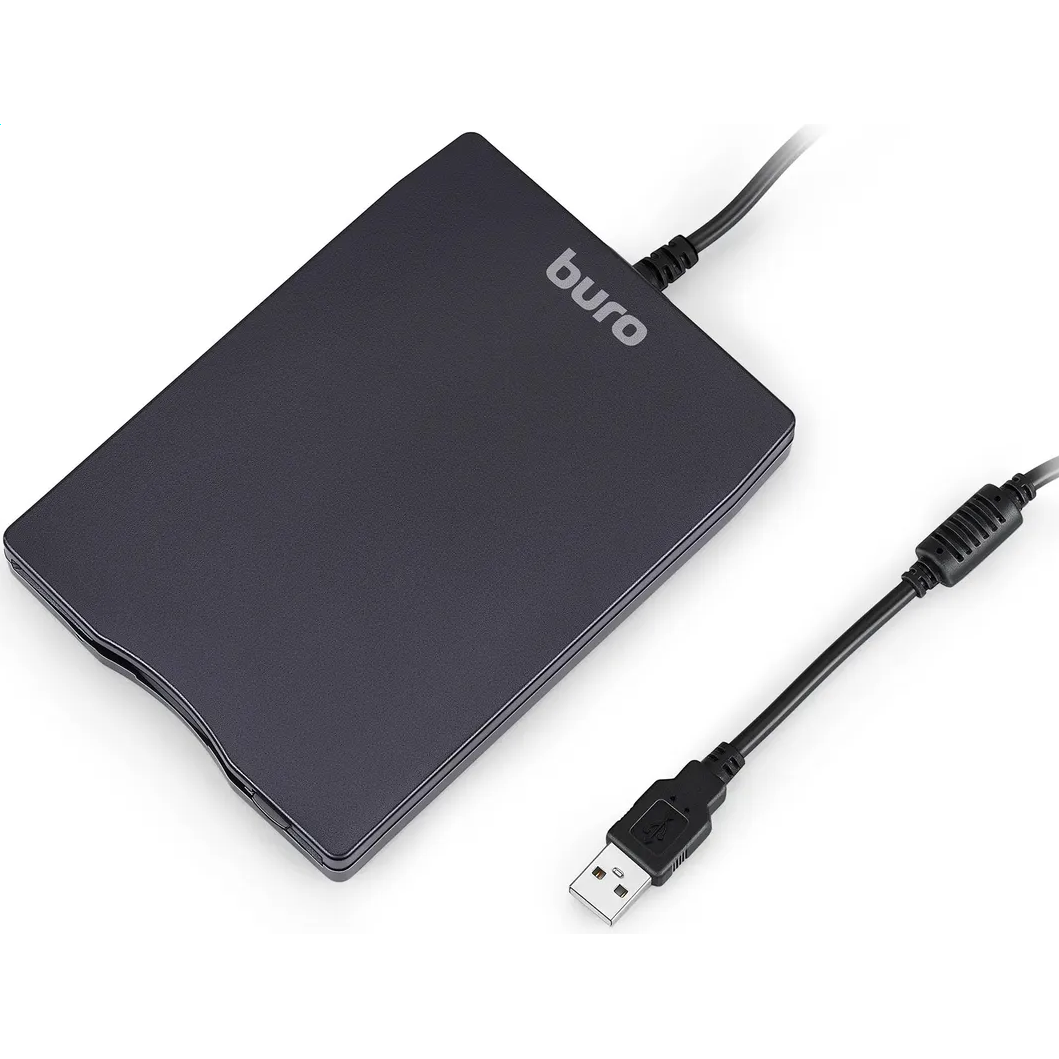..... Внешний флоппи дисковод Buro BUM-USB Black Б/У - фото 2