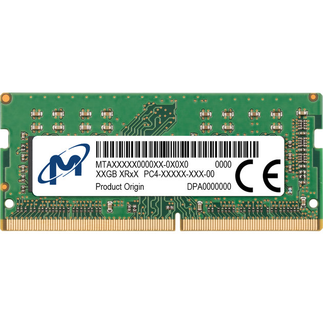 Оперативная память 8Gb DDR4 3200MHz Micron SO-DIMM (MTA4ATF1G64HZ-3G2FA)