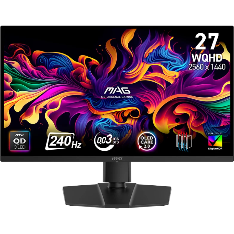 Монитор MSI 27" MAG 271QP QD-OLED X24 - 9S6-3CD89T-043