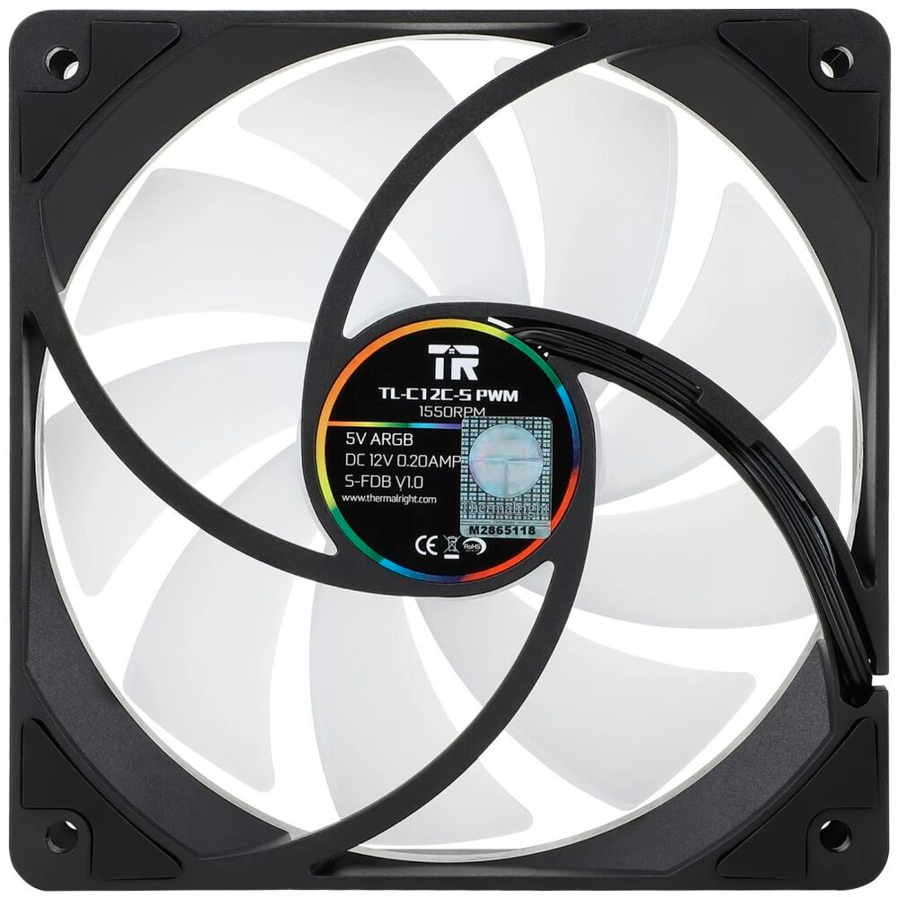 Вентилятор для корпуса Thermalright TL-C12C-S V3 (3 шт.) - TL-C12C-S V3 X3 - фото 4