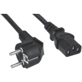 Кабель питания Schuko - C13, 5м, Cabeus PC-186-VDE-5M